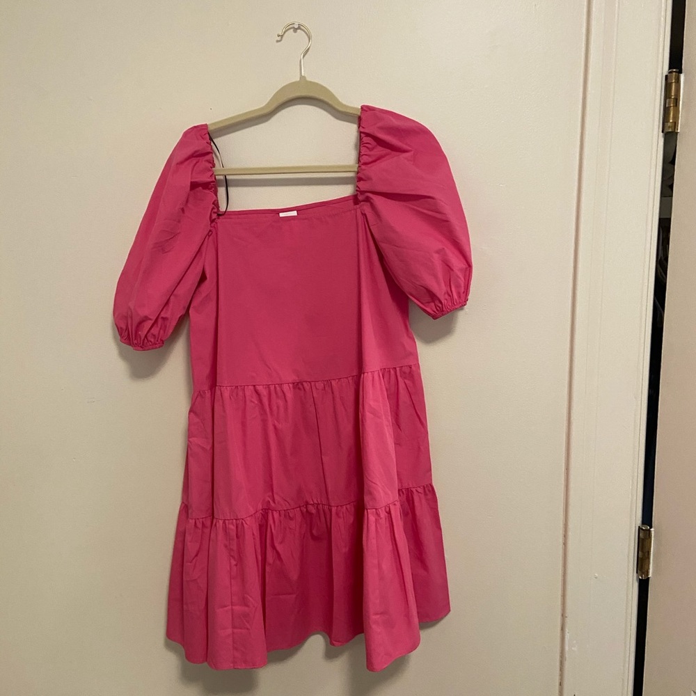 Hot pink H&M dress